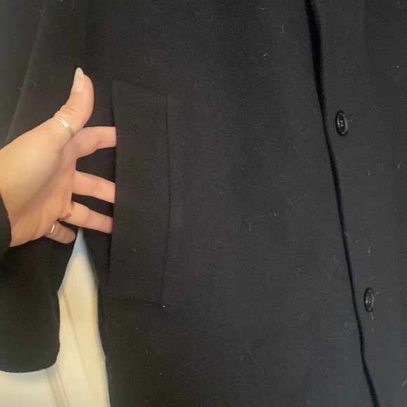 C a l v i n K l e i n • Oversized black peacoat - Picture 4 of 5